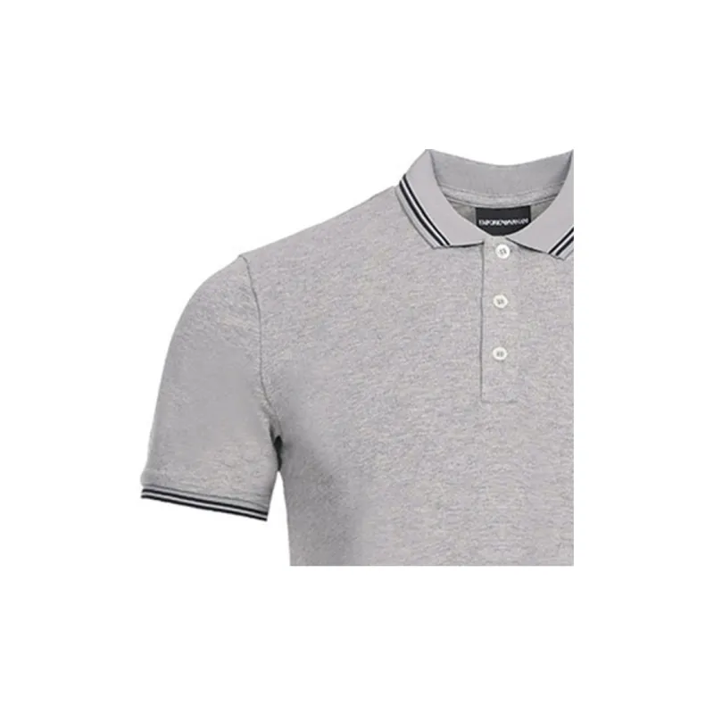 EMPORIO ARMANI Polo Shirt Men's Mixed Gray-4