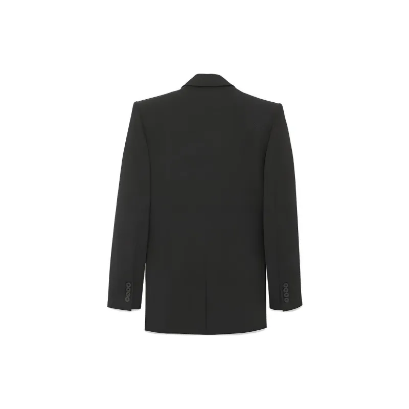 SAINT LAURENT Double breasted Wool Blazer-1