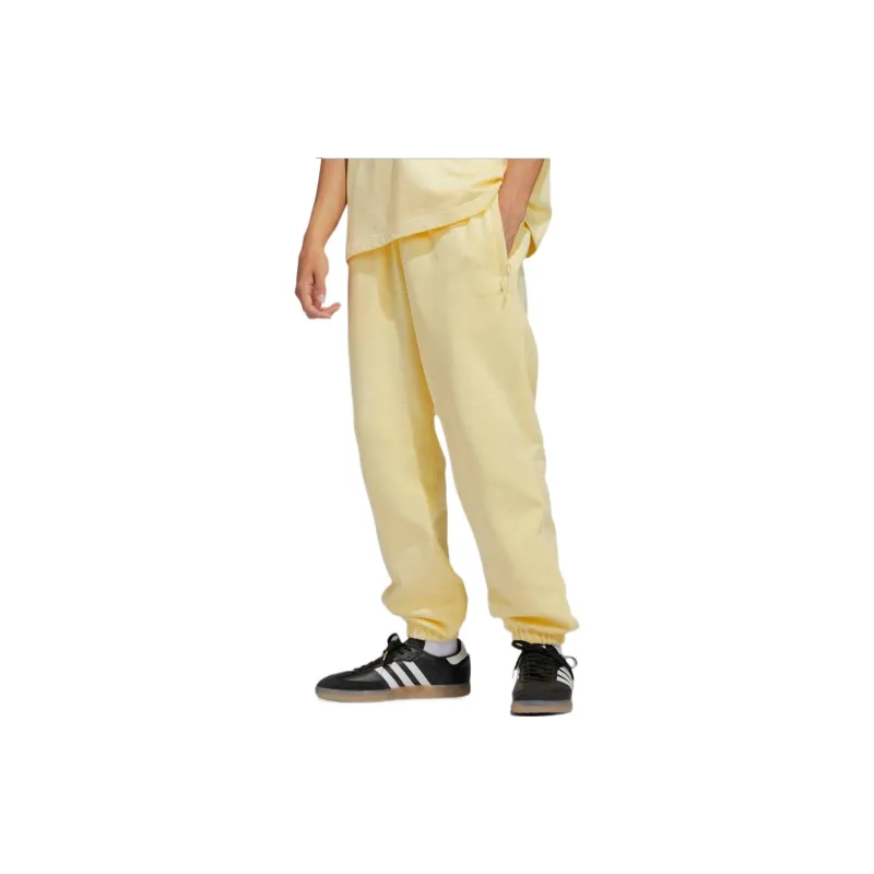 Adidas Originals Knitted Sweatpants Unisex Yellow-2