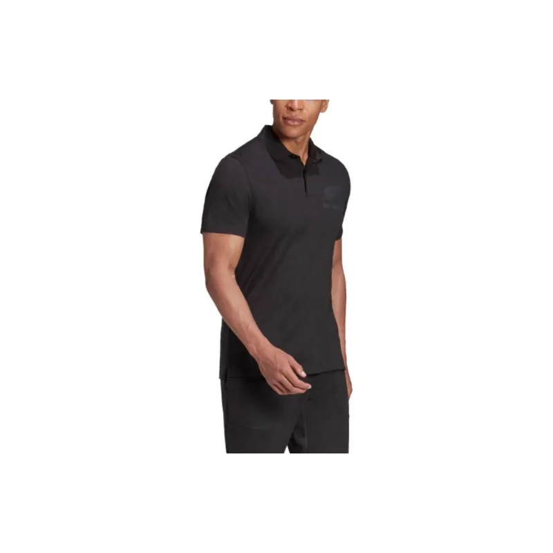 Adidas Polo Shirts Men Black-2