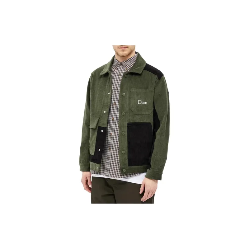 Dime MTL SS24 Jackets Coats Unisex Green-1