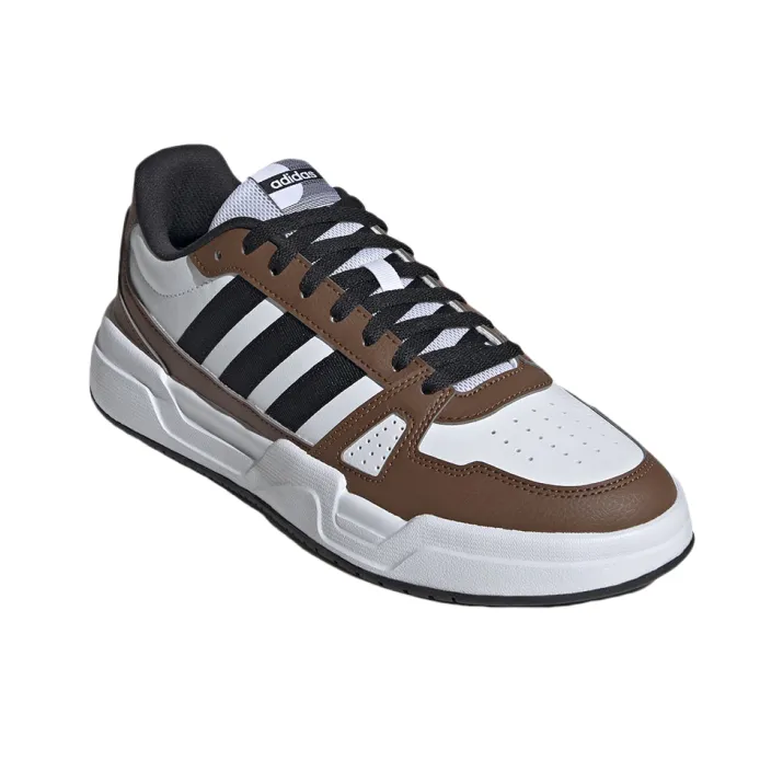 Adidas Anti Slip Wear Resistant Low Top Skateboard Shoes Unisex White Brown-1
