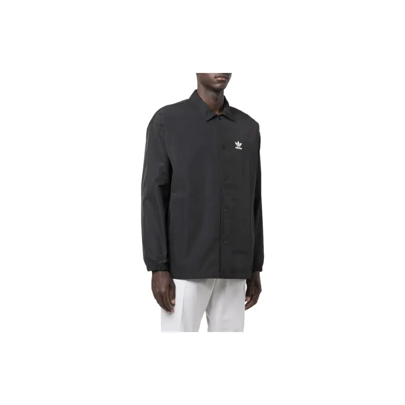 Adidas Originals Logo-print Shirt Jacket-4
