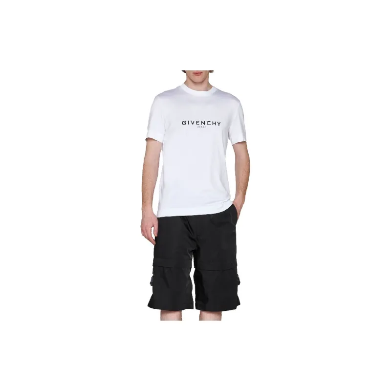 Givenchy Buckle Detailed Cargo Shorts-2