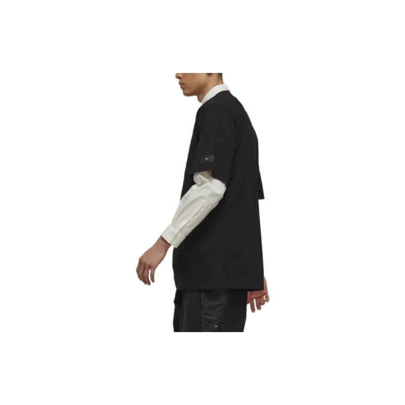 Y 3 Oversize arm Cotton T shirt-4