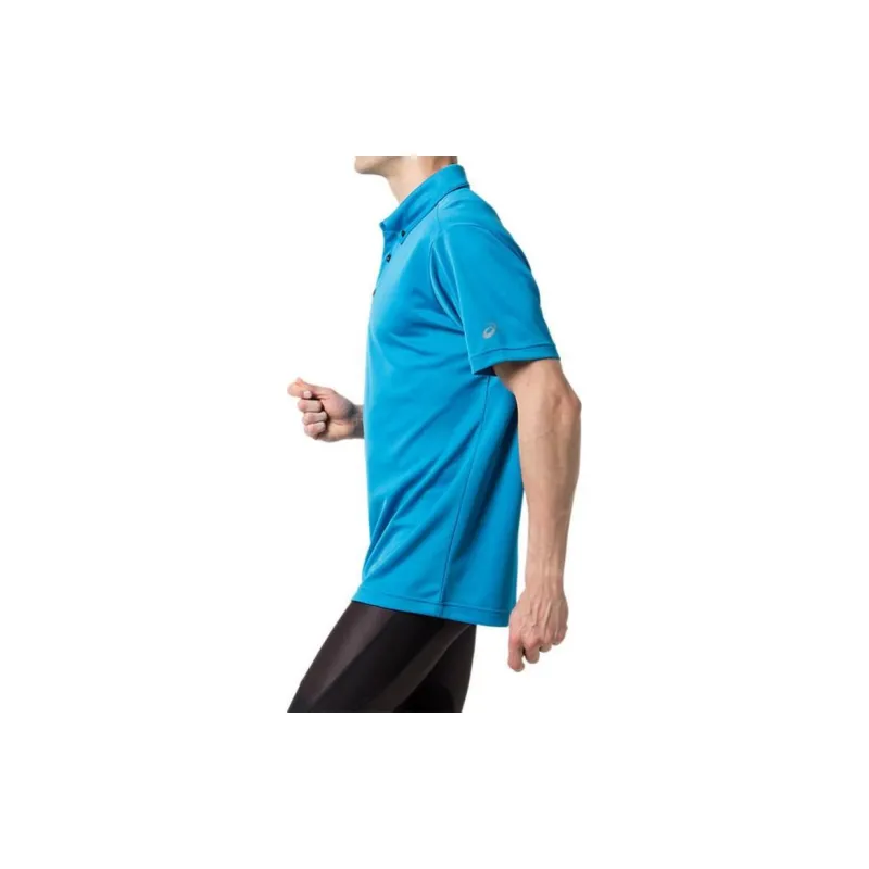 Asics Polo Shirts Men Blue-2