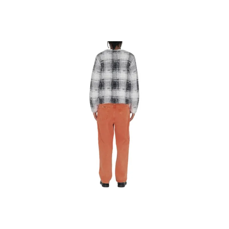 Stussy SS23 Hairy Plaid Cardigan-9