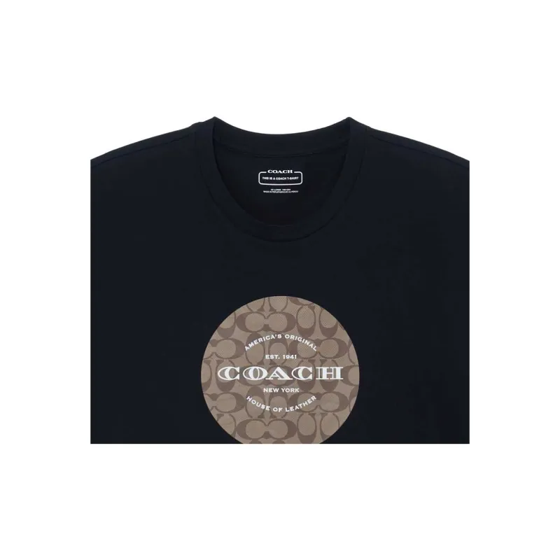COACH T Shirts Unisex Black-3