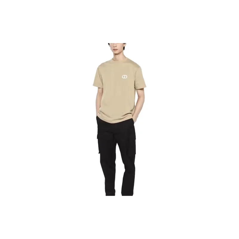 DIOR T-Shirts Men Beige-5