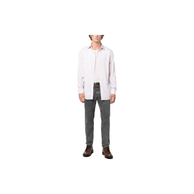 ETRO Logo embroidered Tapered Jeans-1