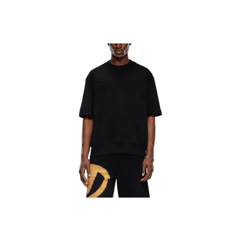 DIESEL FW24 T Shirt Men's Black/Orange-2