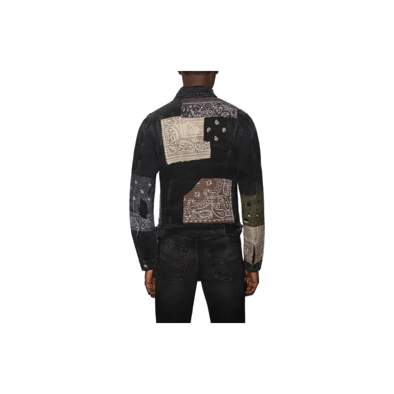 AMIRI Bandana Art Patch Trucker-2