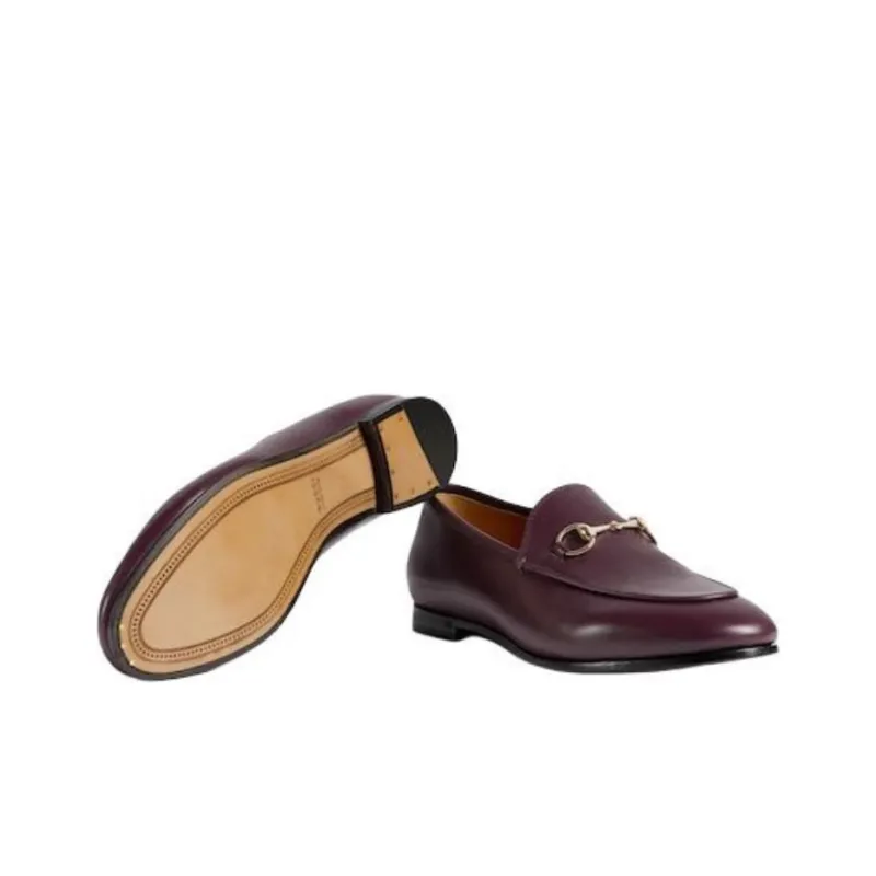 GUCCI Jordaan Loafers Women's Dark Purple-5
