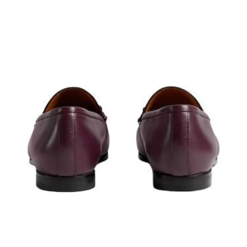 GUCCI Jordaan Loafers Women's Dark Purple-4