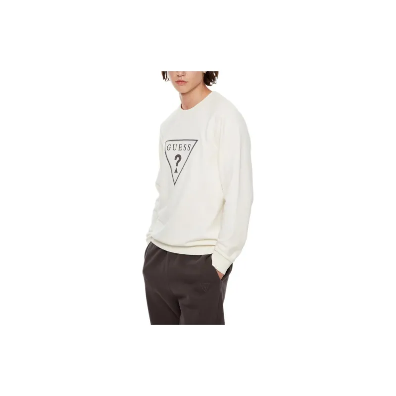 GUESS Sweatshirts Men Ecru-6