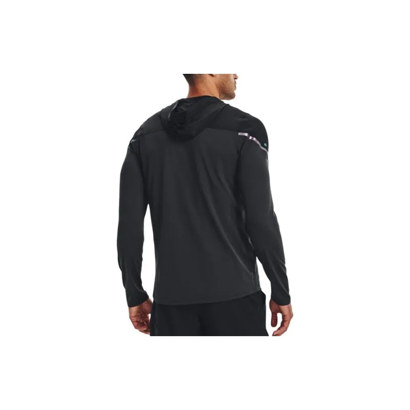 Under Armour Mens RUSH HeatGear Full-Zip Hoodie Black-4