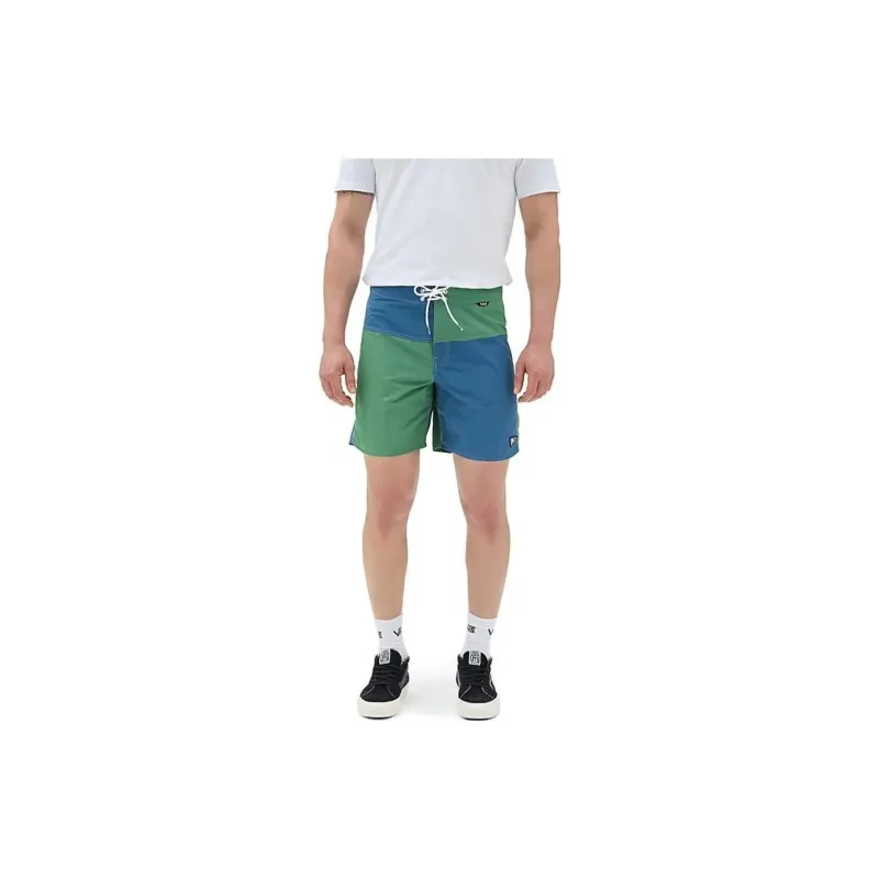 Vans Pilgrim Blocked 17' Boardshorts Casual Shorts Men's Green-3
