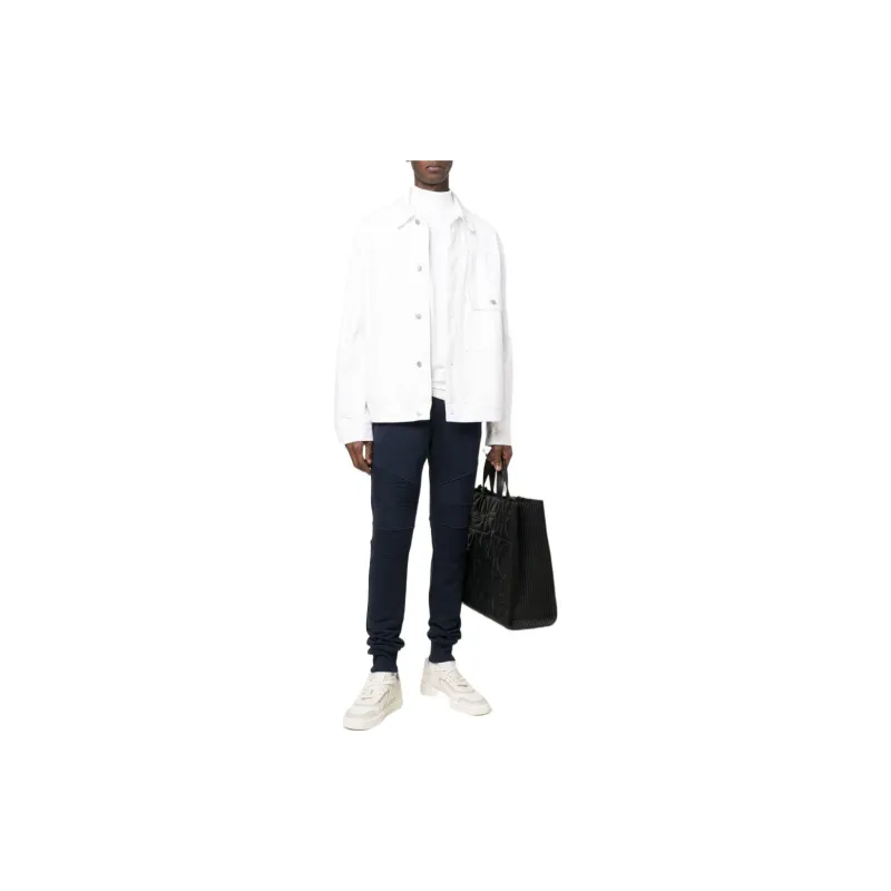 BALMAIN Ribbed Drawstring Track Pants-1