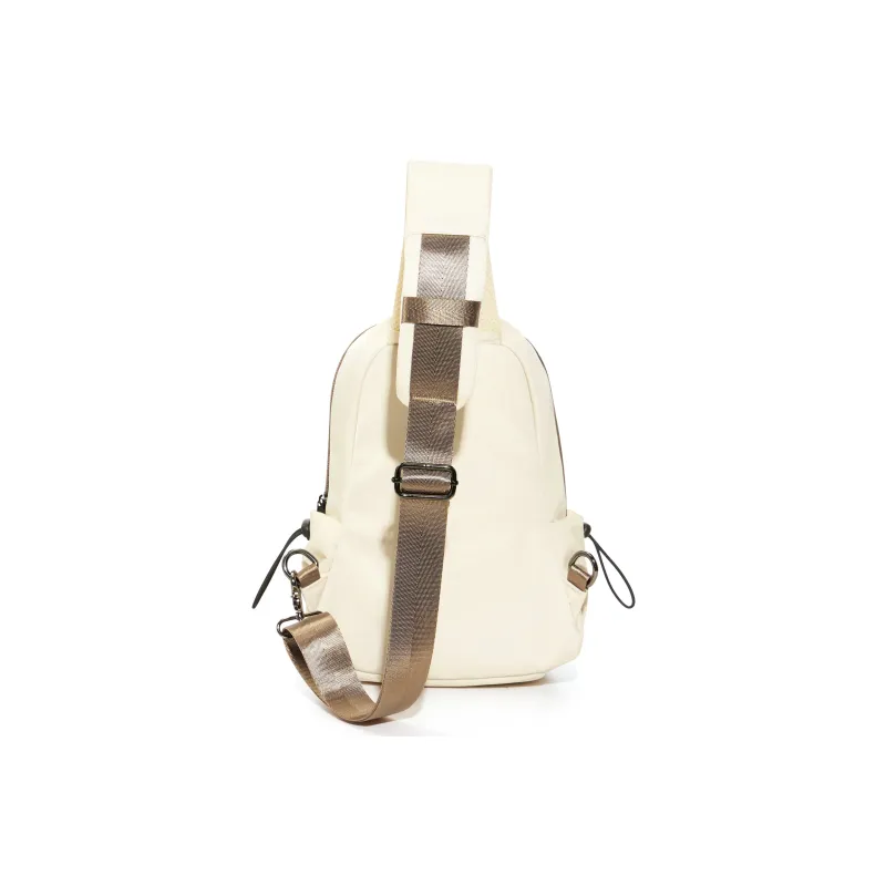 Pepsi Fabric Shoulder Bag Sling Bag Backpack Handbag Crossbody Bag Regular Unisex Ecru/Black-8