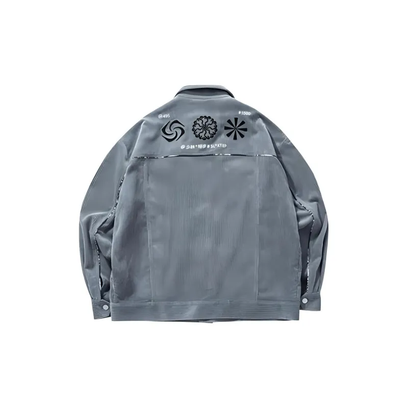 XTEP x SHAOLIN,LIANMINGKUAN Jackets & Coats Men's Stone Texture Gray-1