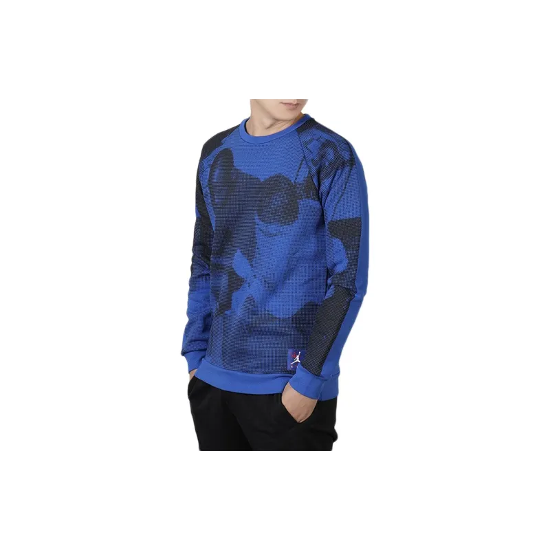 Jordan Sweatshirts Men Blue-3