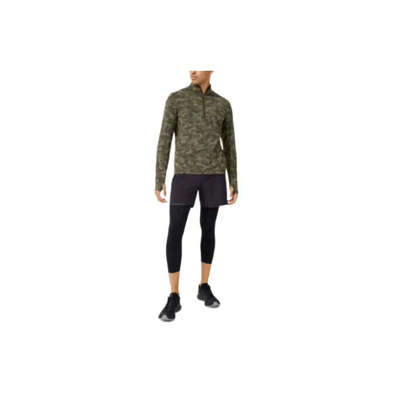 Lululemon Surge Warm Sweatshirts Men Camouflage Dark Olive-3