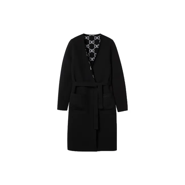 GUCCI Reversible Gg Cardigan-7
