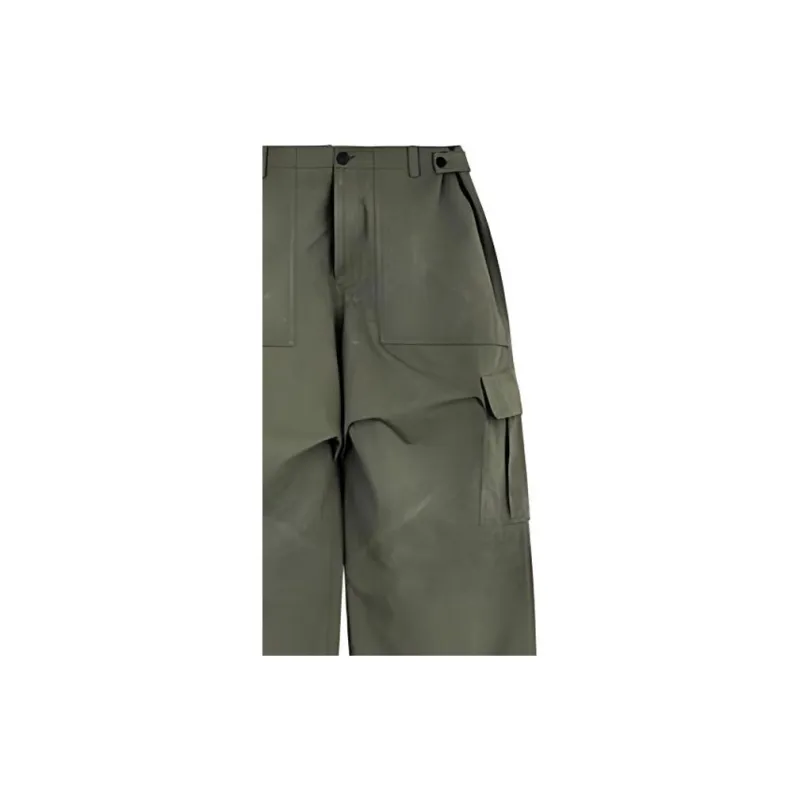 WE11DONE Cargo Pants Unisex Olive Green-3