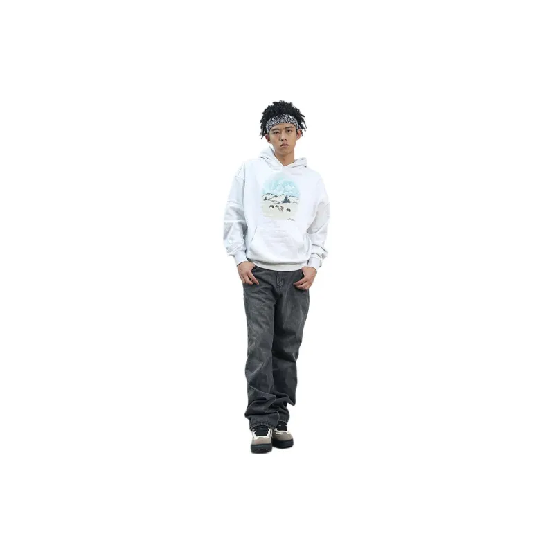 FAKE VINTAGE Sweatshirt Unisex White-2