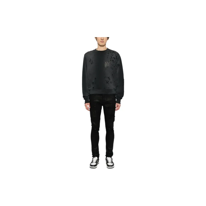 AMIRI Logo Shotgun Crewneck-2