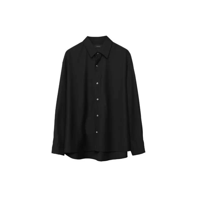 RAYSHOW Shirts Men Black-1