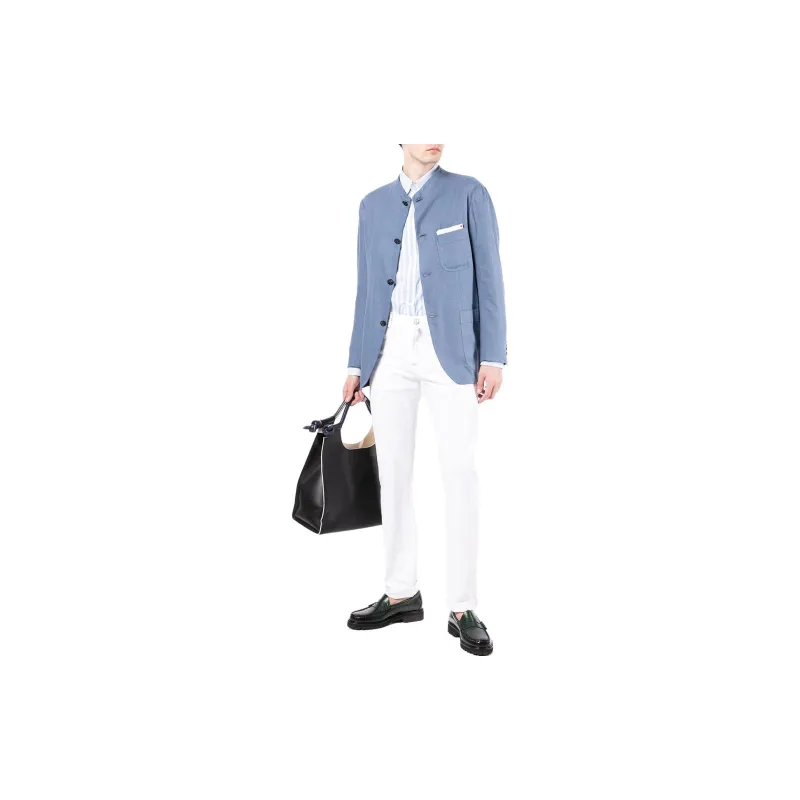 KITON Band collar Jacket-1