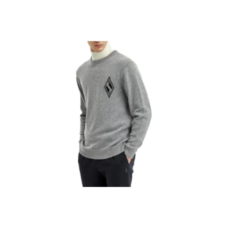 Skechers Diamond Series Sweaters Men Medium Heather Gray 004F-3
