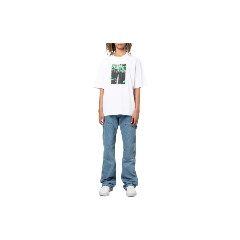 OFF WHITE Metro Type Over Skate S/S Tee-1