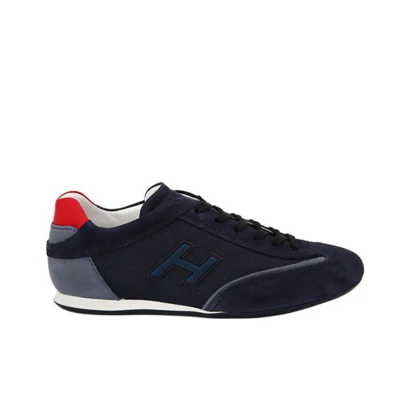 HOGAN Olympia Cushioning Anti-Slip And Wear-Resistant Low-Top Casual Shoes Men's Dark Blue-1