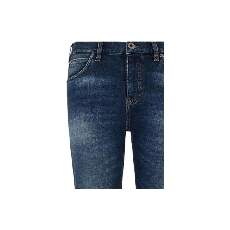 EMPORIO ARMANI Mid rise Straight leg Jeans-4