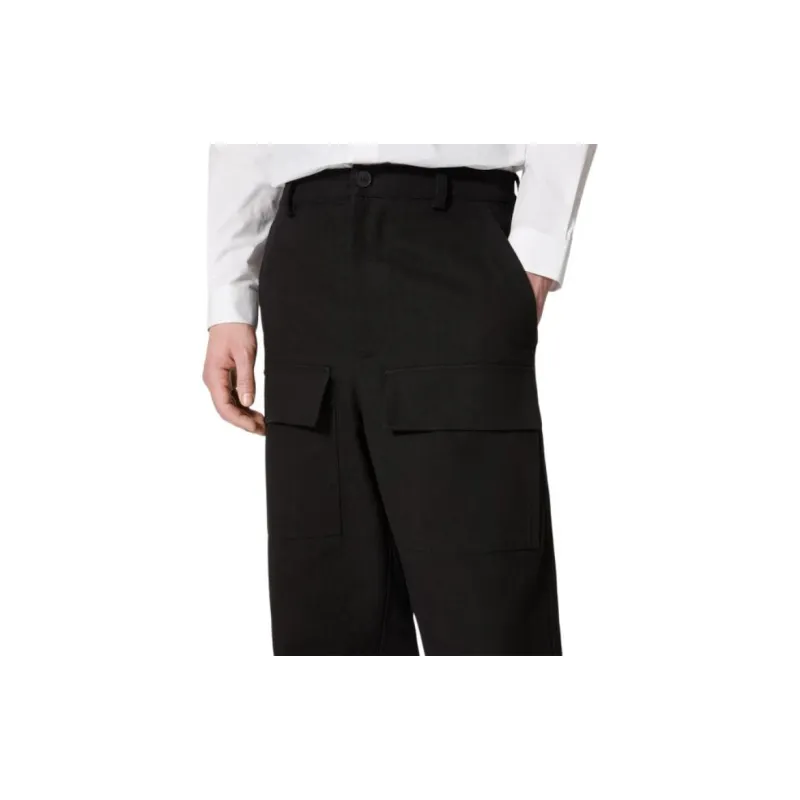 Valentino Wide Leg Cargo Trousers-4