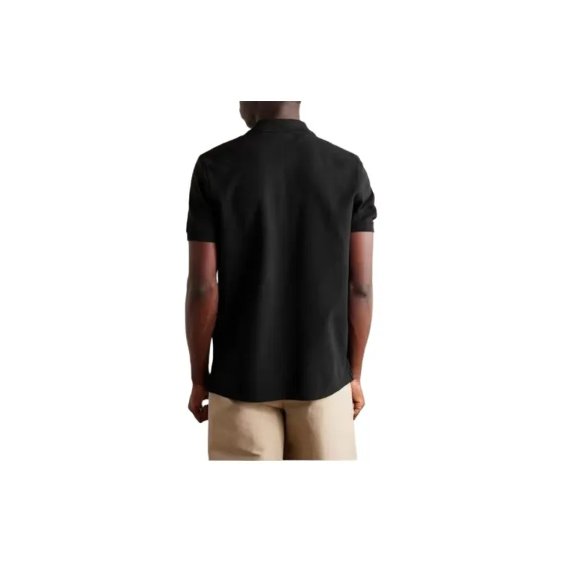 Maison Kitsune Fox Head Patch Short Sleeved Polo Shirt-2