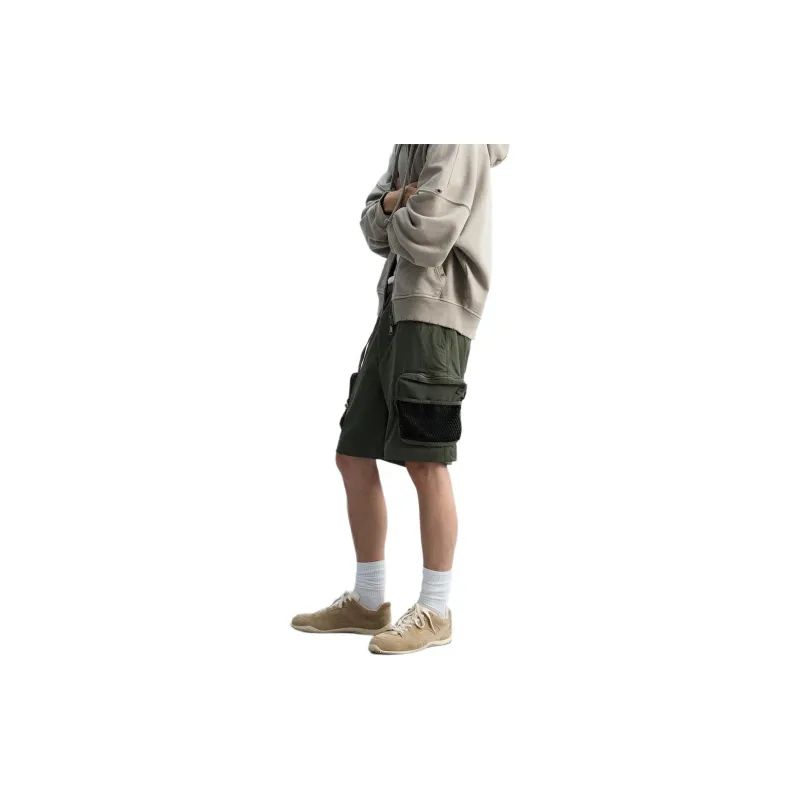 ZARA Cargo Shorts Men Khaki-4
