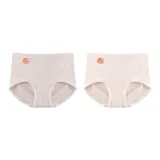 C Set-Seamless Texture-Light Gray+Light Apricot (2 Pack)