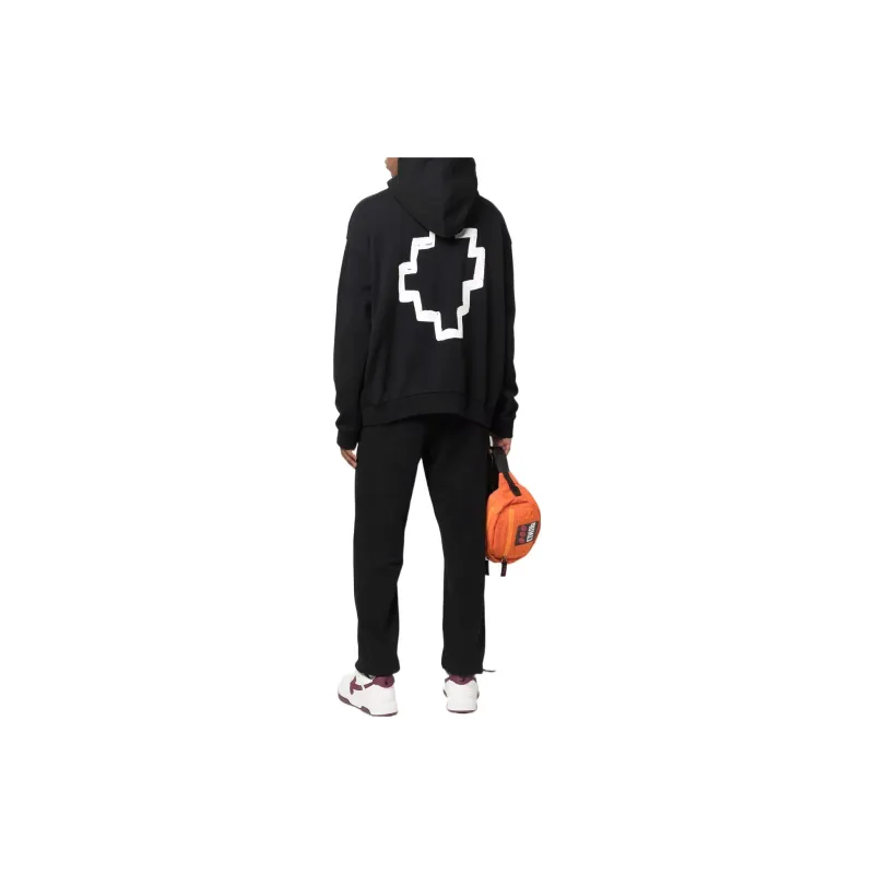 Marcelo Burlon Logo Printed Drawstring Hoodie-1
