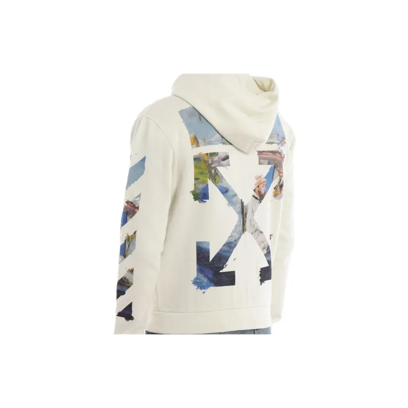 OFF WHITE Diag Colored Arrow Zip Hoodie-5