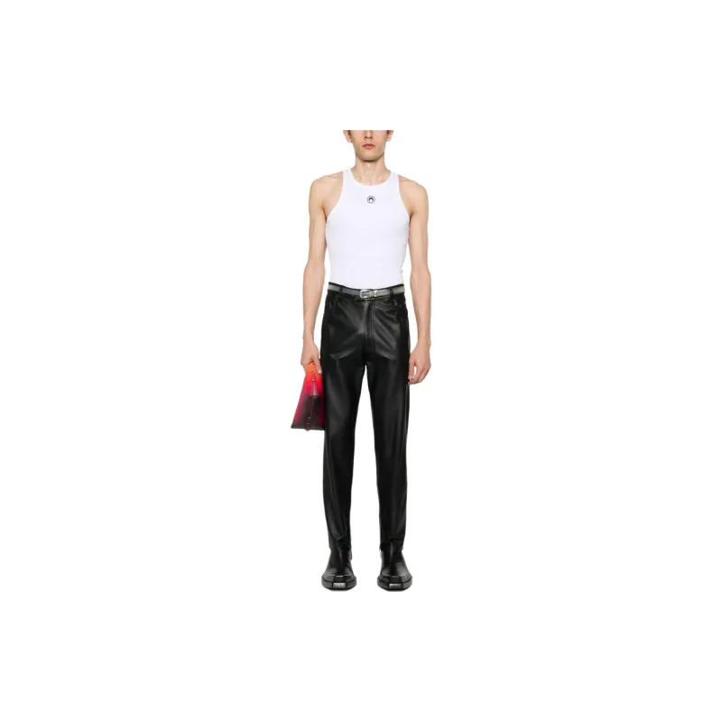 Marine Serre SS24 Tank Tops Men's White-3