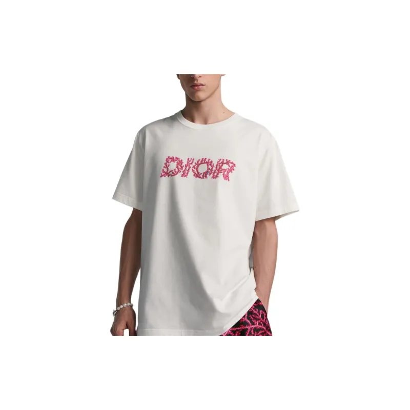 DIOR T Shirts Men White-5