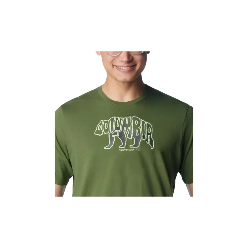 Columbia T Shirt Men's Army Green-4