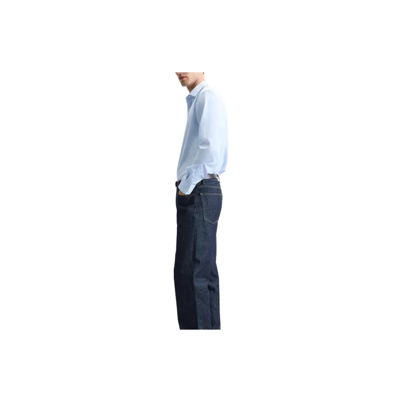 ZARA Shirts Men Sky Blue-4