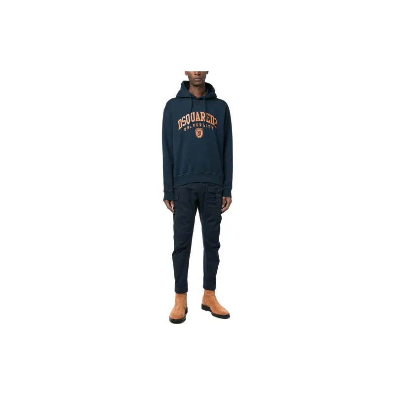 DSQUARED 2 Logo Plaque Cargo Pants-1