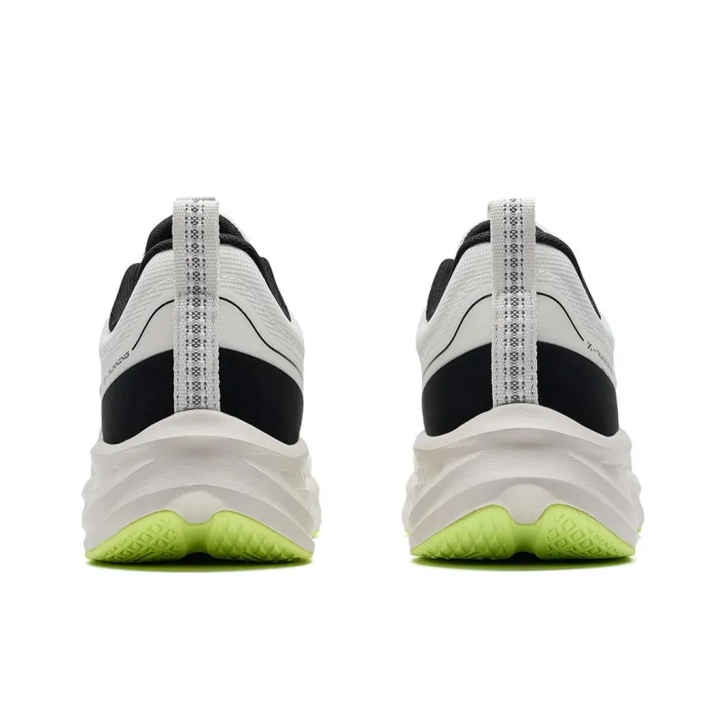 XTEP Anti Slip Wear Resistant Low Top Casual Running Shoes Men's White Green-3