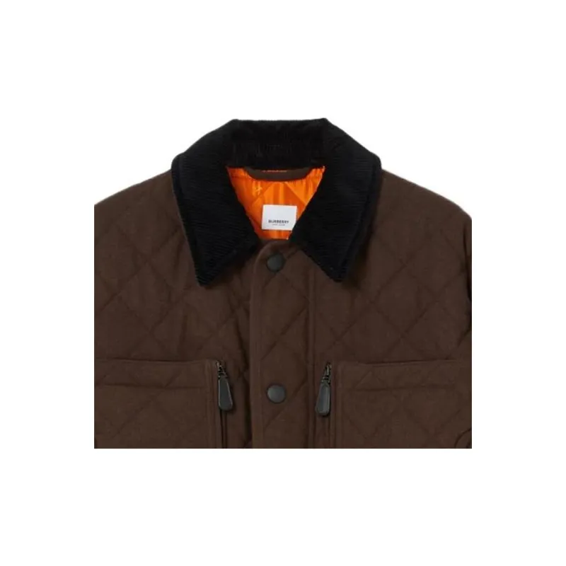 Burberry SS23 Puffer Jacket Men's Dark Brown-3