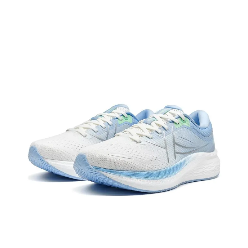 XTEP First Class Cushioning Wear-Resistant Low-Top Casual Running Shoes Men's White Blue-2